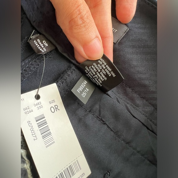 The Limited 2014 Cassidy Fit Boot Cut Navy Pants 0 XS Low Rise - Picture 7 of 11